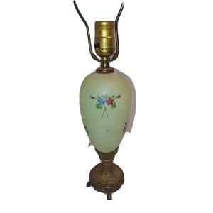 Vintage milk glass Lamp